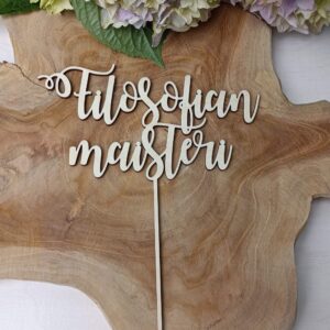 Filosofian maisteri- kakkukoriste